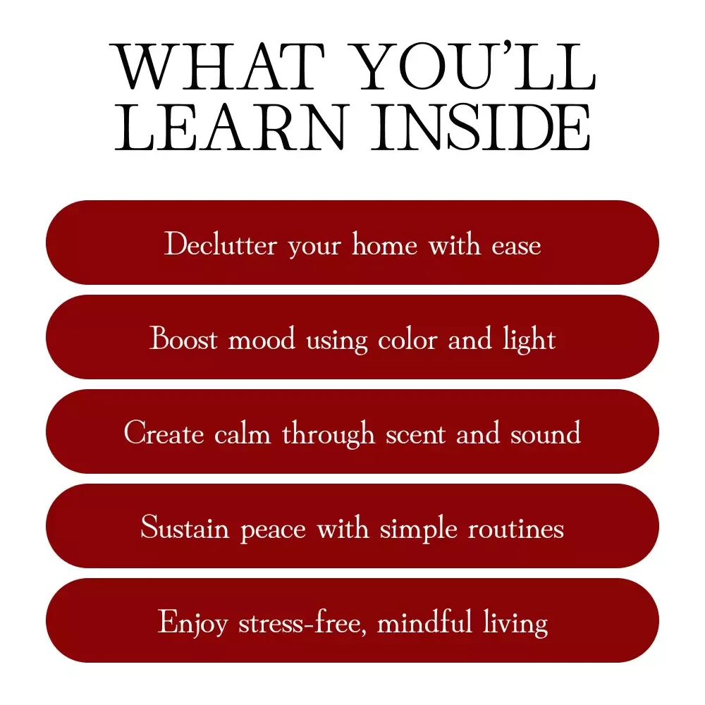 A Woman’s Guide to Creating a Calming Home | Digital eBook, Serenity Guide, Peaceful Living Checklist, Decluttering & Mindful Lifestyle Download