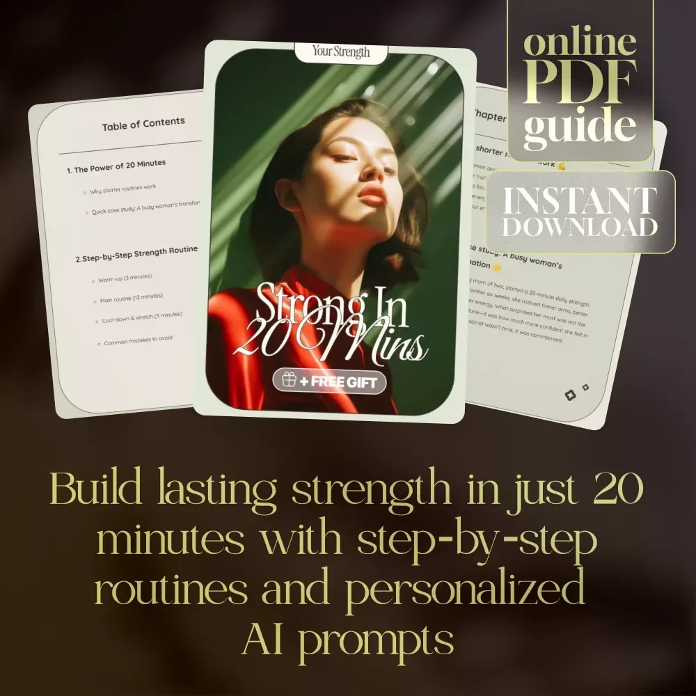 Strong in 20 mins | Daily 20-Minute Strength Routine Digital Guide for Women