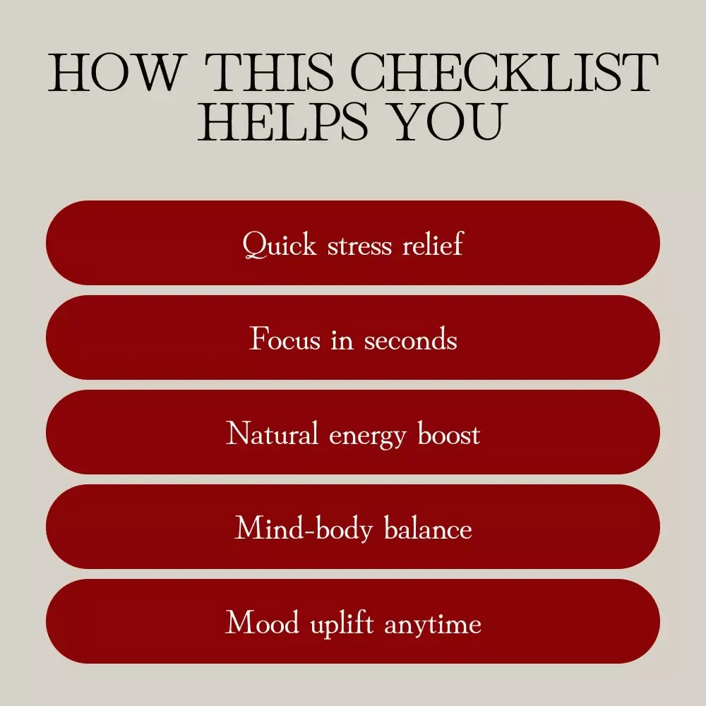 Quick Breathing Techniques for Busy People Checklist | Instant Stress Relief & Focus Boost Digital Download