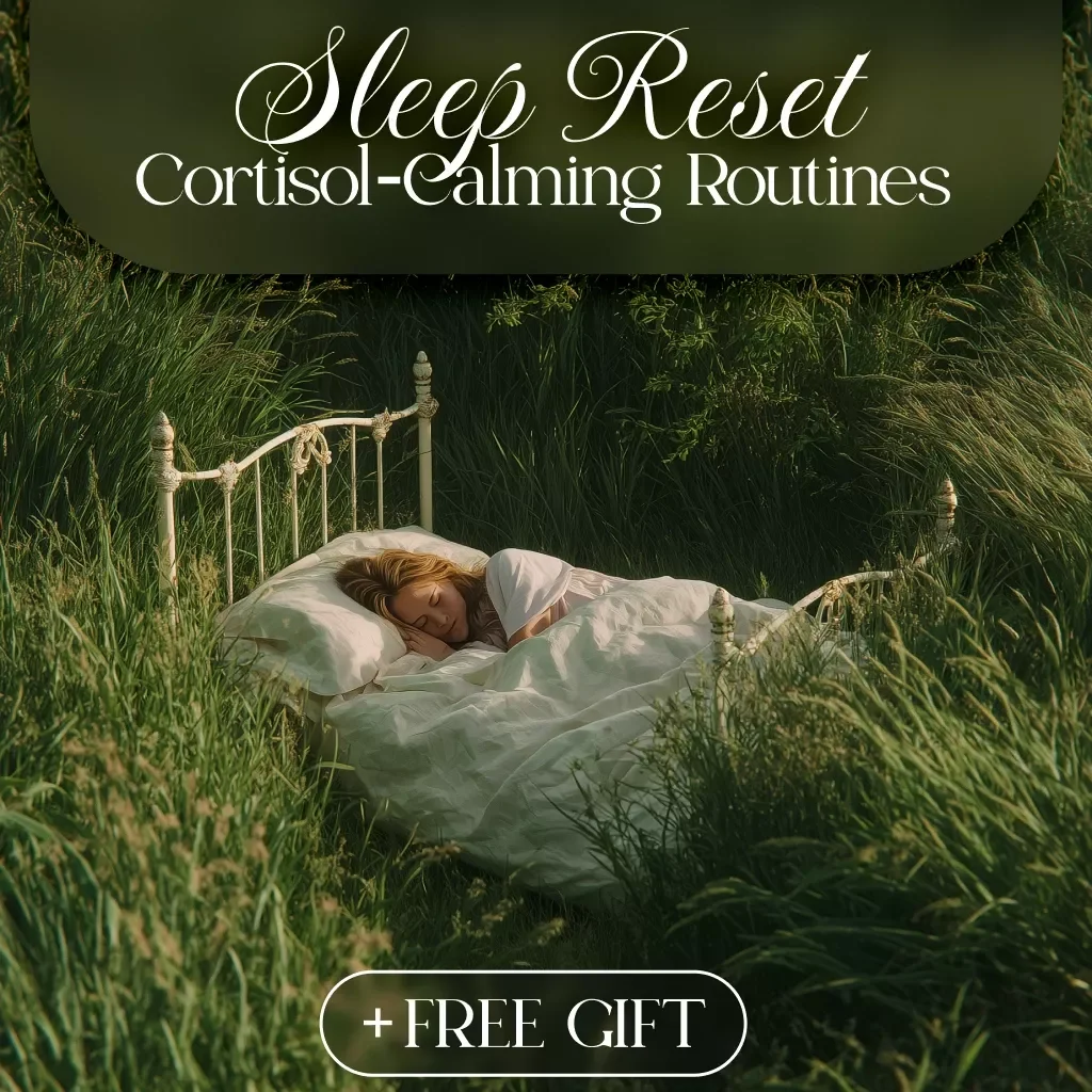 Sleep Reset: Cortisol-Calming Routines | Women’s Sleep Guide, Digital Download, eBook for Better Rest, Stress Relief, Hormone Balance, Nighttime Rituals