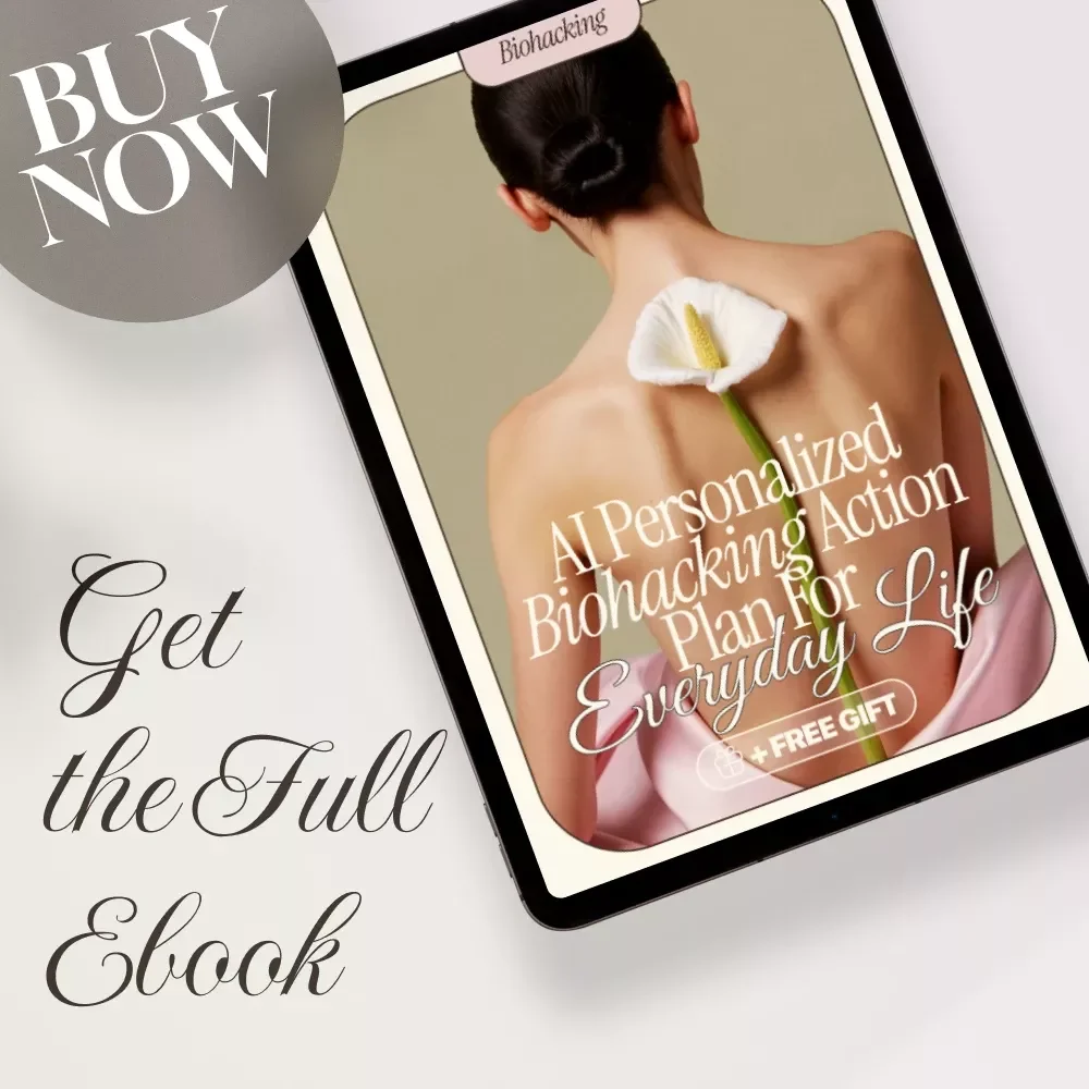 AI Personalized Biohacking Action Plan for Everyday Life | Digital eBook Guide, AI Health & Wellness Checklist, Personalized Habits, Fitness & Nutrition Optimization