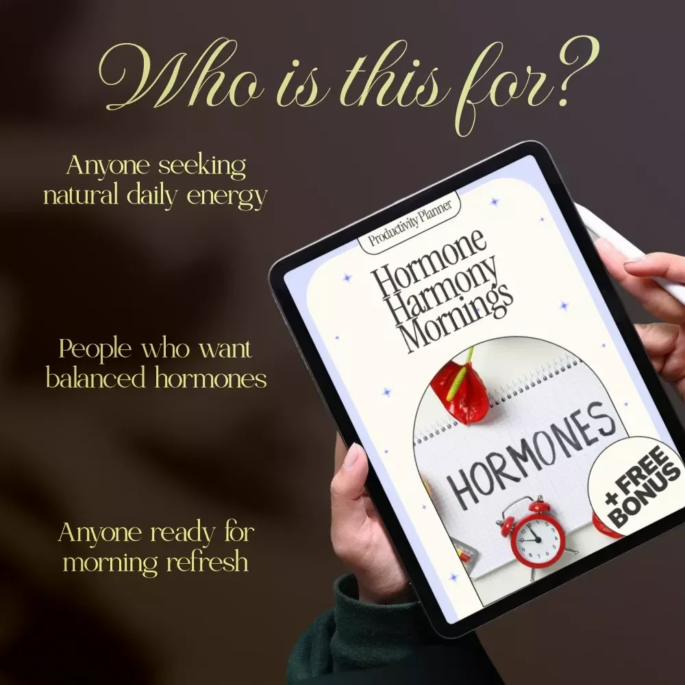 Hormone Harmony Mornings | Morning Routine for Balanced Hormones Guide, Wellness eBook & Digital Download
