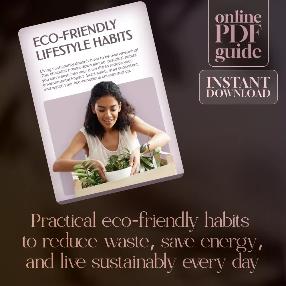 Eco-Friendly Lifestyle Habits Checklist | Sustainable Living Guide for Everyday Green Choices