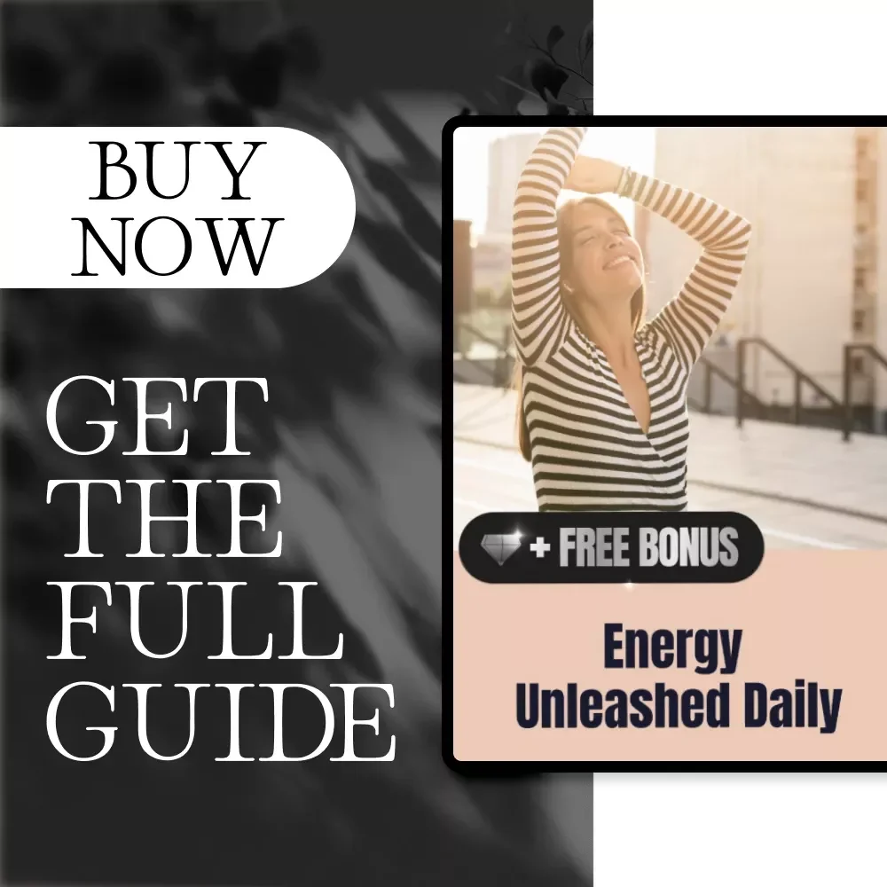 Energy Unleashed Daily | Digital Guide for Morning Power-Up, Midday Momentum, Evening Recharge & AI-Powered Energy Hacks | Wellness, Productivity & Self-Care eBook