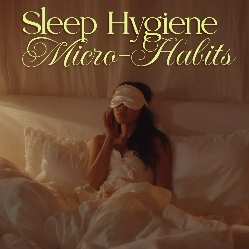 Sleep Hygiene Micro-Habits Checklist | Digital Download for Better Sleep, Nighttime Routine, and Restful Mind