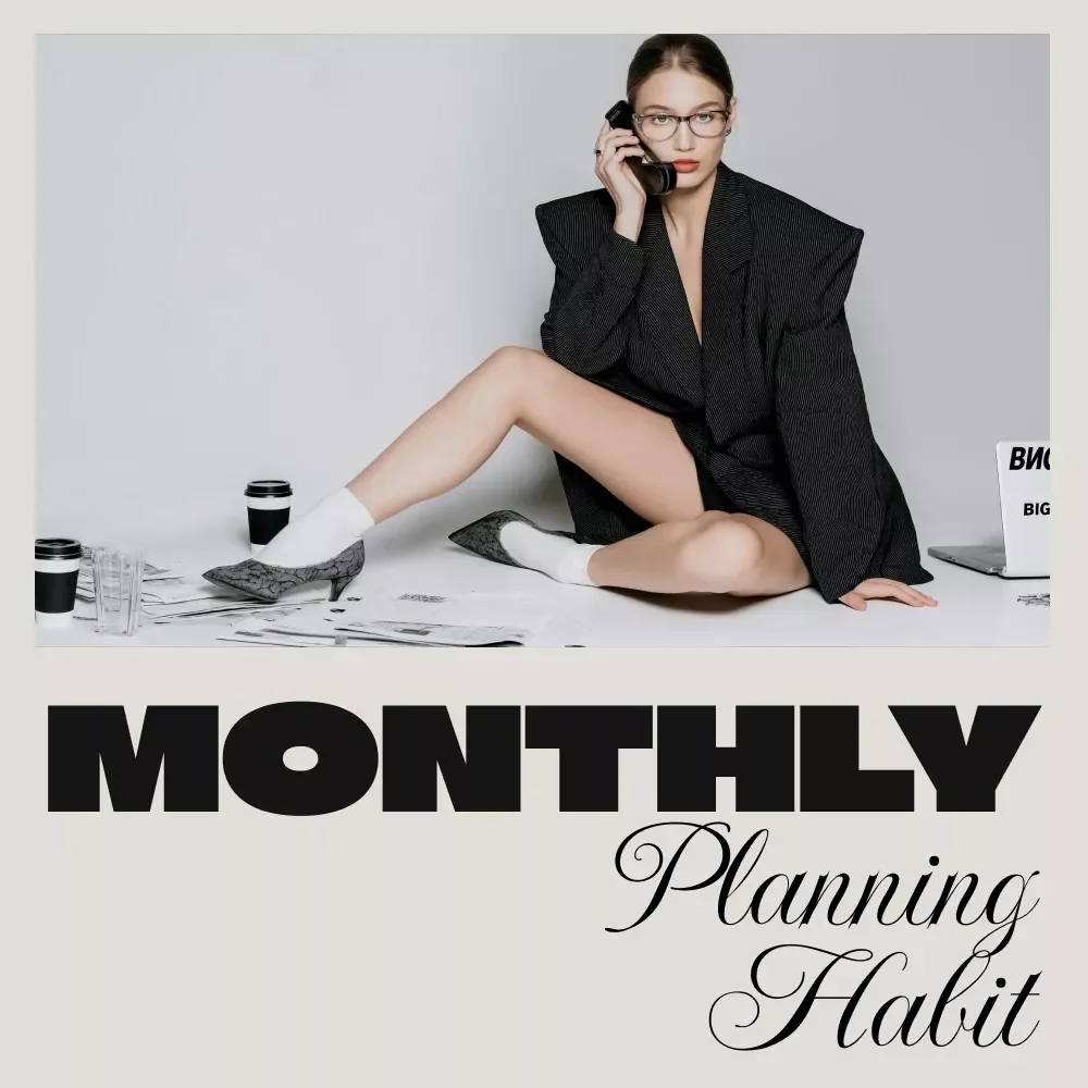 Build a Monthly Planning Habit | Printable Guide for Creating a Consistent Monthly Planning Habit | Digital Download Productivity eBook