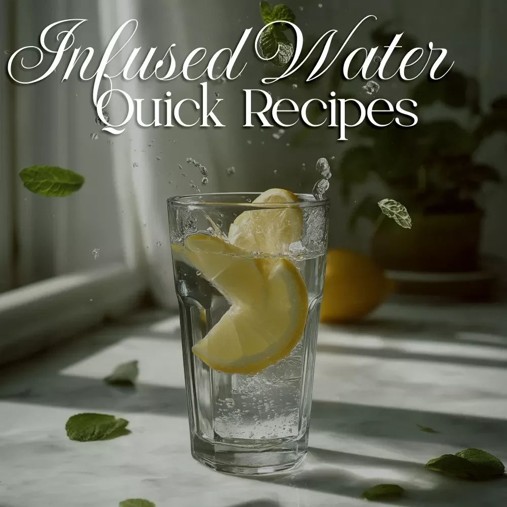 Quick Infused Water Recipes Daily Checklist | Printable Digital Download | Easy DIY Fruit & Herb Water Ideas