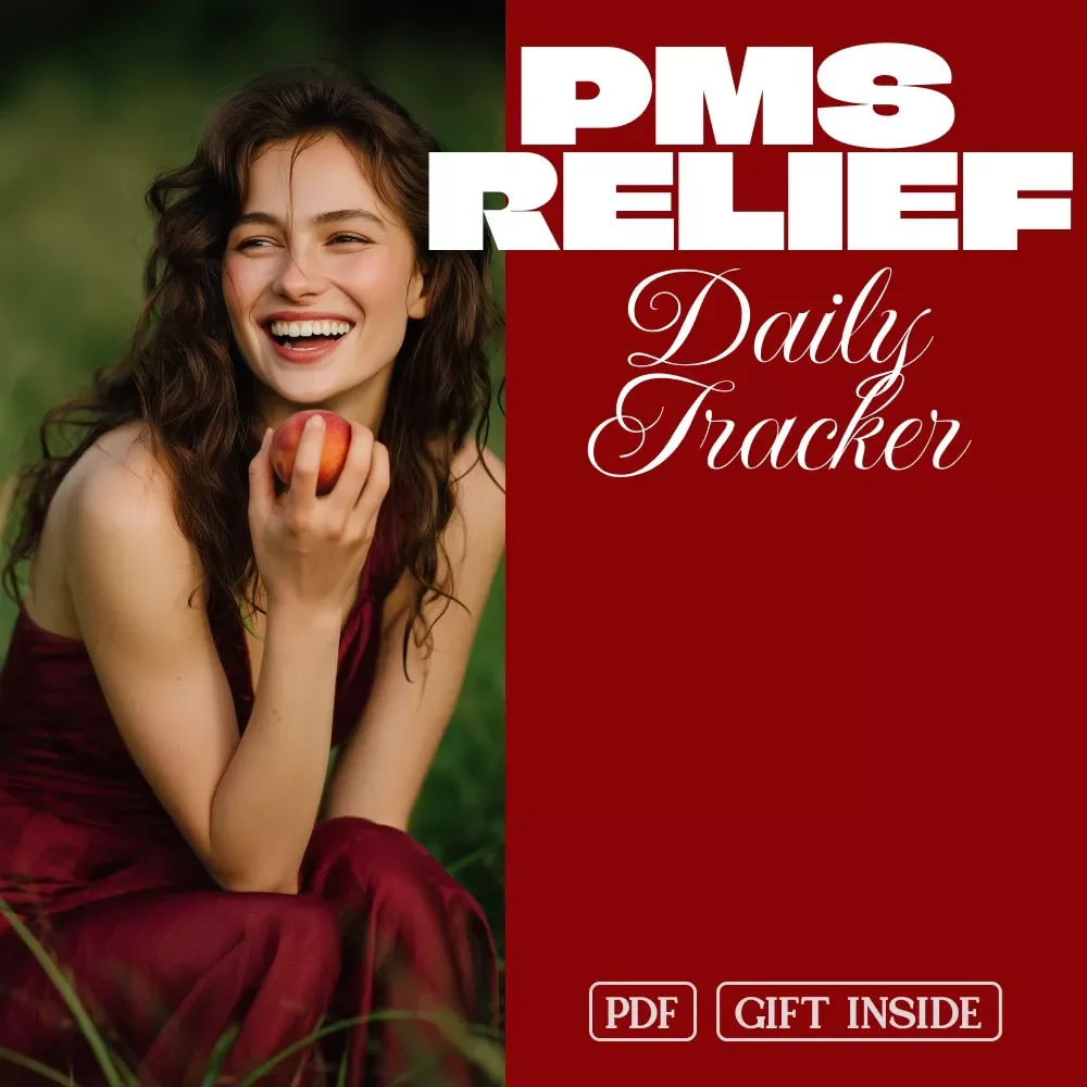 PMS Symptom Relief Daily Tracker | Printable Checklist for Mood, Sleep, Hydration, Nutrition & Self-Care | Digital Download Wellness Journal