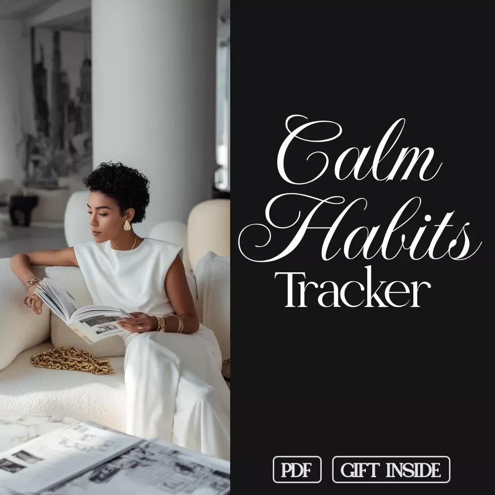 Calm Habits Tracker | Digital Guide & Habit Tracker for Long-Term Calm | Printable eBook, Mindfulness Templates & AI Tools