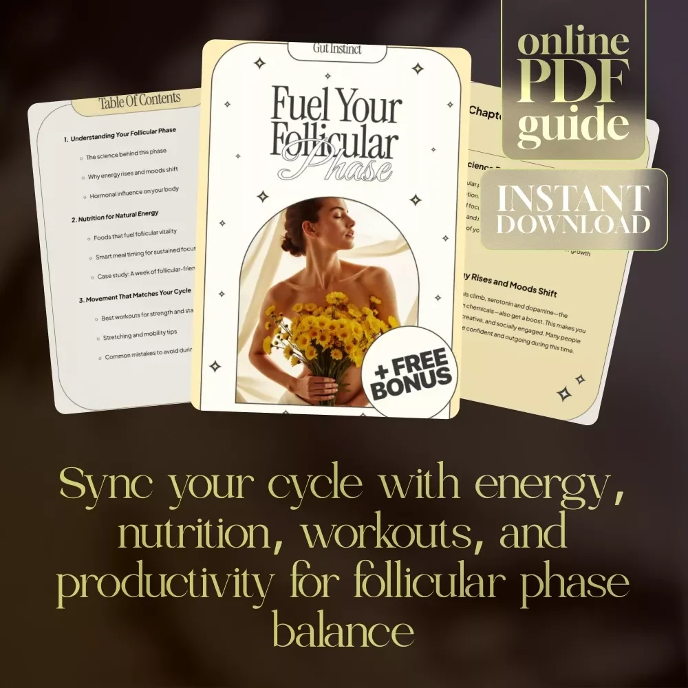 Fuel Your Follicular Phase | Cycle Syncing Guide, Nutrition & Workout eBook, Hormone Health Digital Download