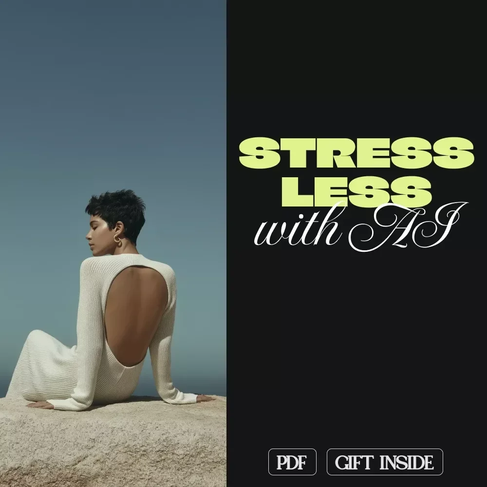 Stress Less with AI | Digital Guide for Stress Relief, AI-Powered Stress Tracking, Wellness, and Productivity