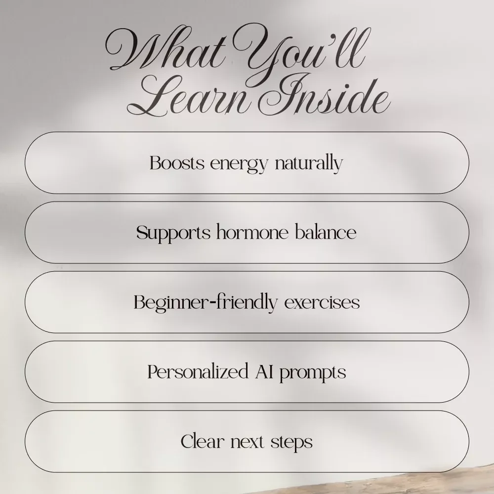 Balanced Strength | Strength Training for Hormone Balance | Women’s Health Digital Guide, eBook & Checklist