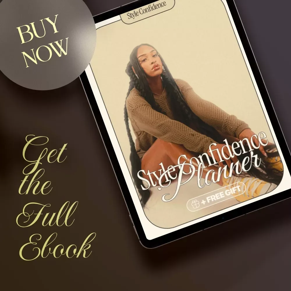Style Confidence Planner | Ebook for Personal Style, Wardrobe Building & Lasting Confidence