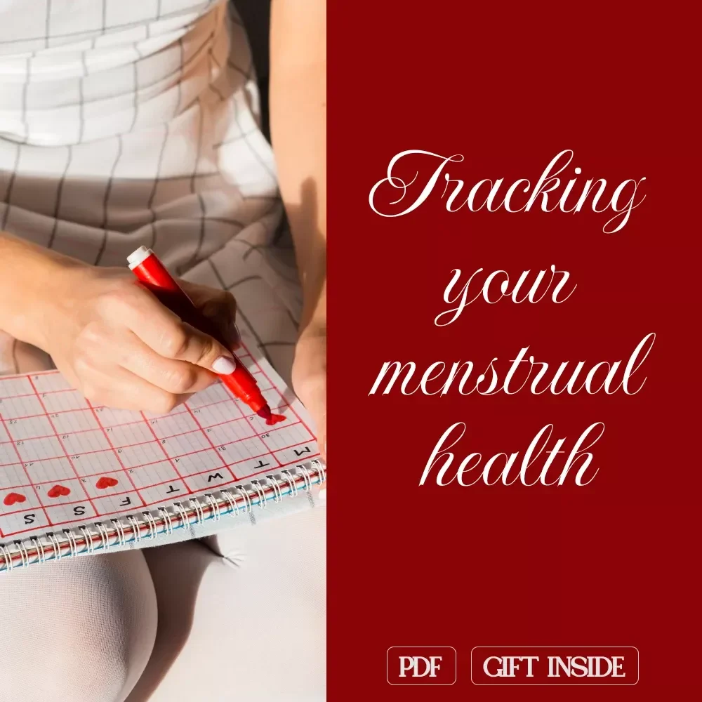 Tracking Your Menstrual Health | Digital Guide for Menstrual Cycle Tracking, Wellness, and AI Insights | eBook, Checklist & Routine Planner