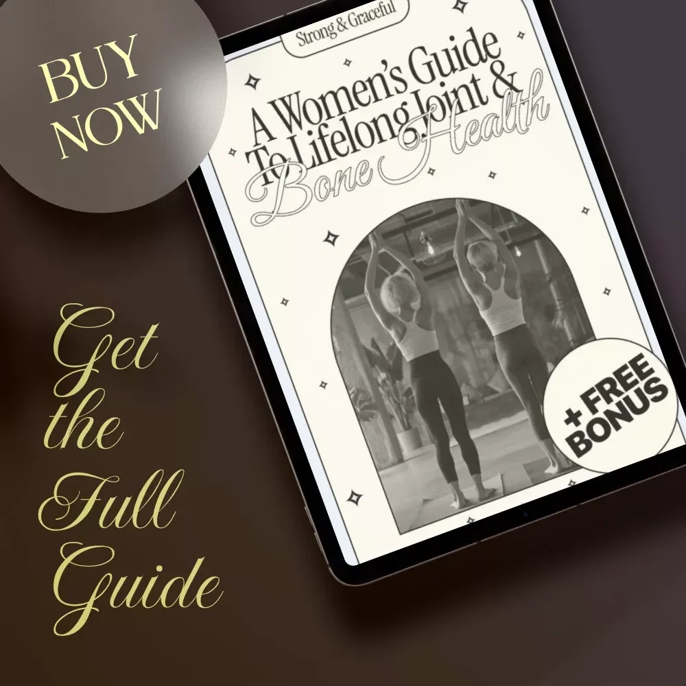 Strong & Graceful: A Women’s Guide to Lifelong Joint & Bone Health | Digital Download eBook, Nutrition, Exercise, Wellness Checklist for Women