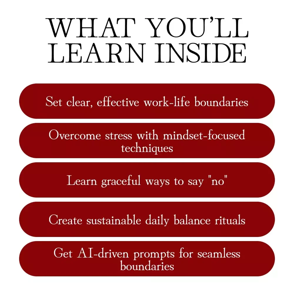 Balance Without Burnout: A Guide to Setting Healthy Work-Life Boundaries for Women