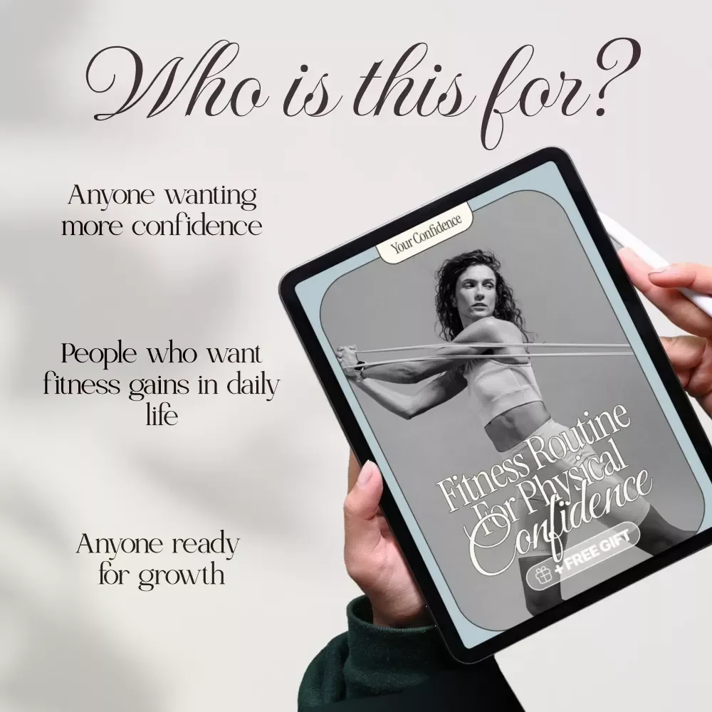 Fitness Routine for Physical Confidence Guide | Confidence-Boosting Fitness Routine Digital Download
