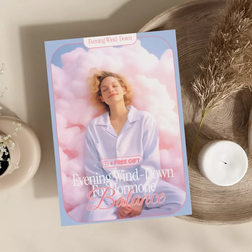 Evening Wind-Down for Hormone Balance | Digital Download Guide, eBook & Checklist for Women’s Wellness, Stress Relief, Better Sleep & Natural Hormone Support