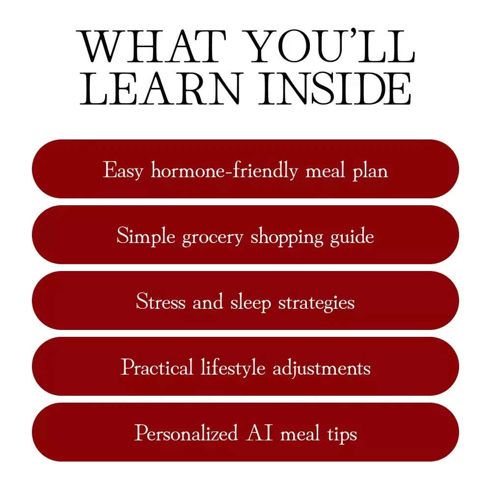 7 Days to Hormone Harmony: A Simple Meal Plan | Digital Download eBook | 7-Day Hormone-Balancing Meal Plan Guide