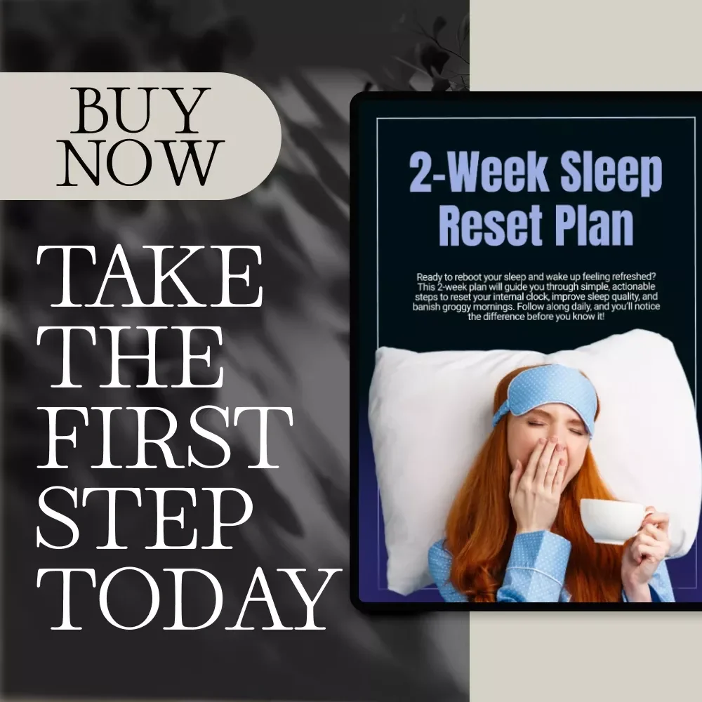 2-Week Sleep Reset Plan | Printable Checklist to Improve Sleep, Establish Bedtime Routine & Boost Energy