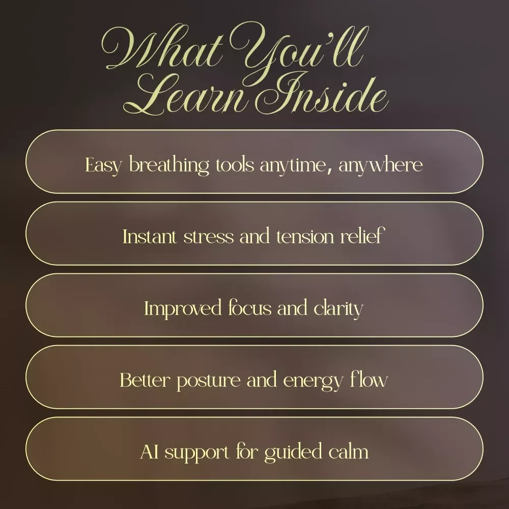 Quick Techniques for Instant Calm Guide | Quick Breathing Techniques for Calm, Stress Relief & Relaxation PDF Download