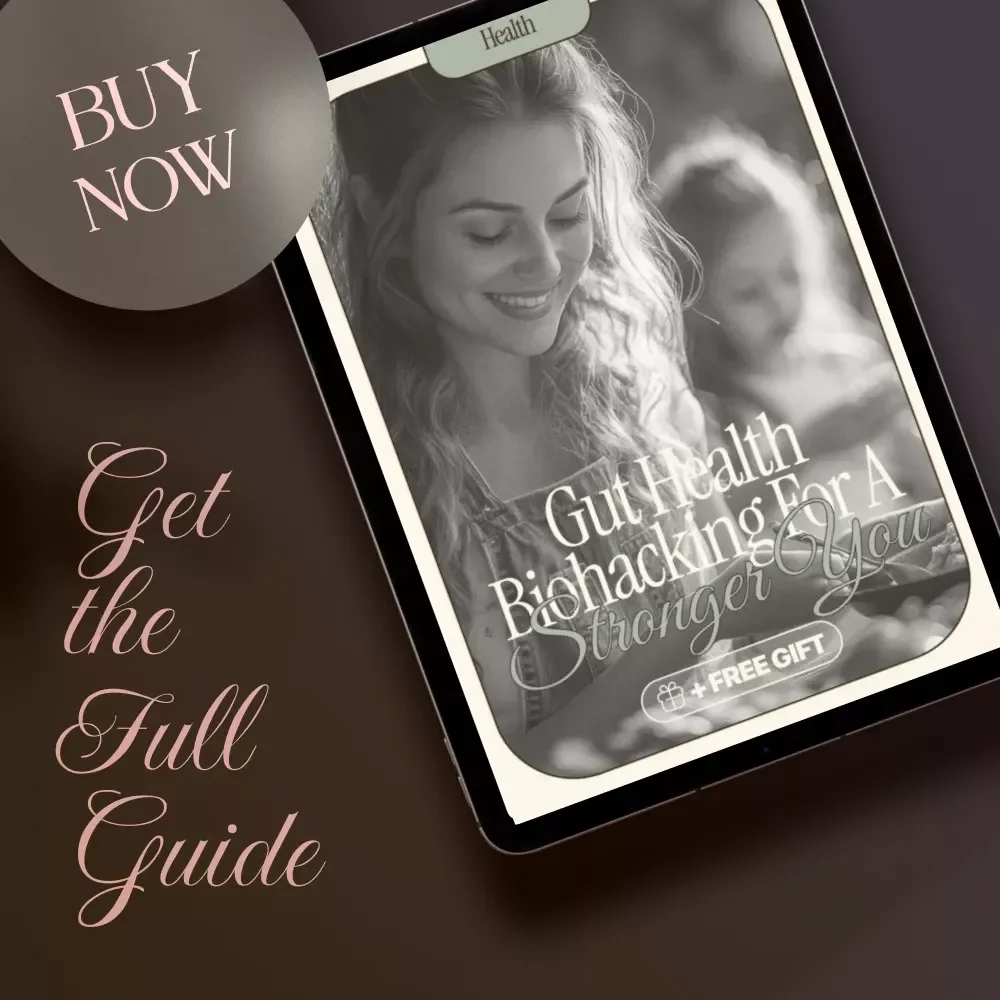 Gut Health Biohacking for a Stronger You | Digital Download eBook Guide for Gut–Brain Connection, Microbiome Balance, Probiotics, Prebiotics, Lifestyle Shifts & AI Meal Planning