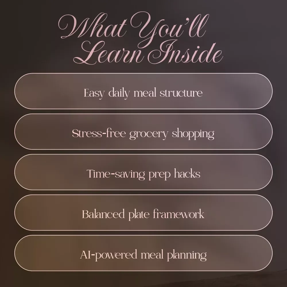 Minimalist Healthy Eating Routine Guide | Simple Nutrition, Balanced Meal Planning, Smart AI Tools, Time-Saving Prep & Grocery Checklist | Digital Download eBook