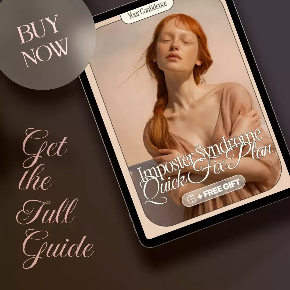 Imposter Syndrome Quick Fix Plan | Digital Self-Confidence Guide, eBook & Instant Download