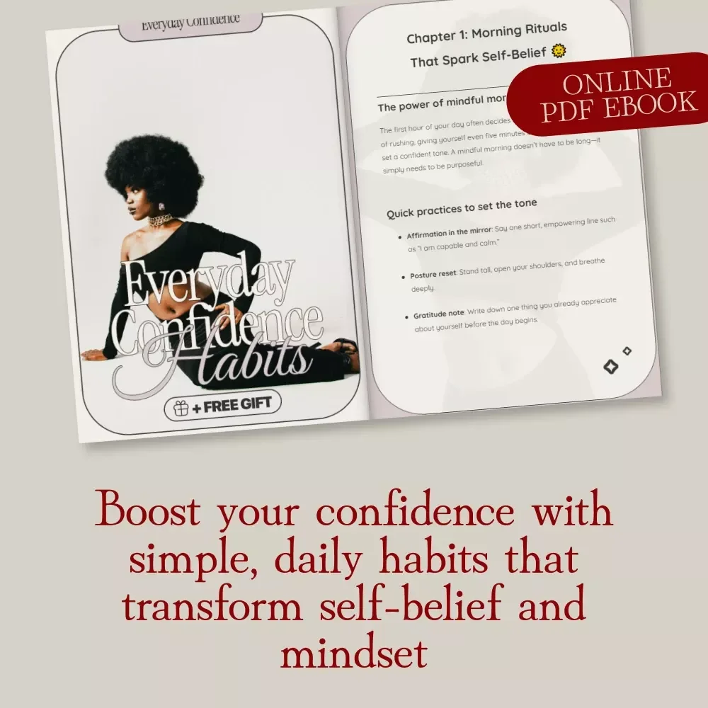 Everyday Confidence Habits: The Ultimate Confidence Boosting Habits Guide for Women