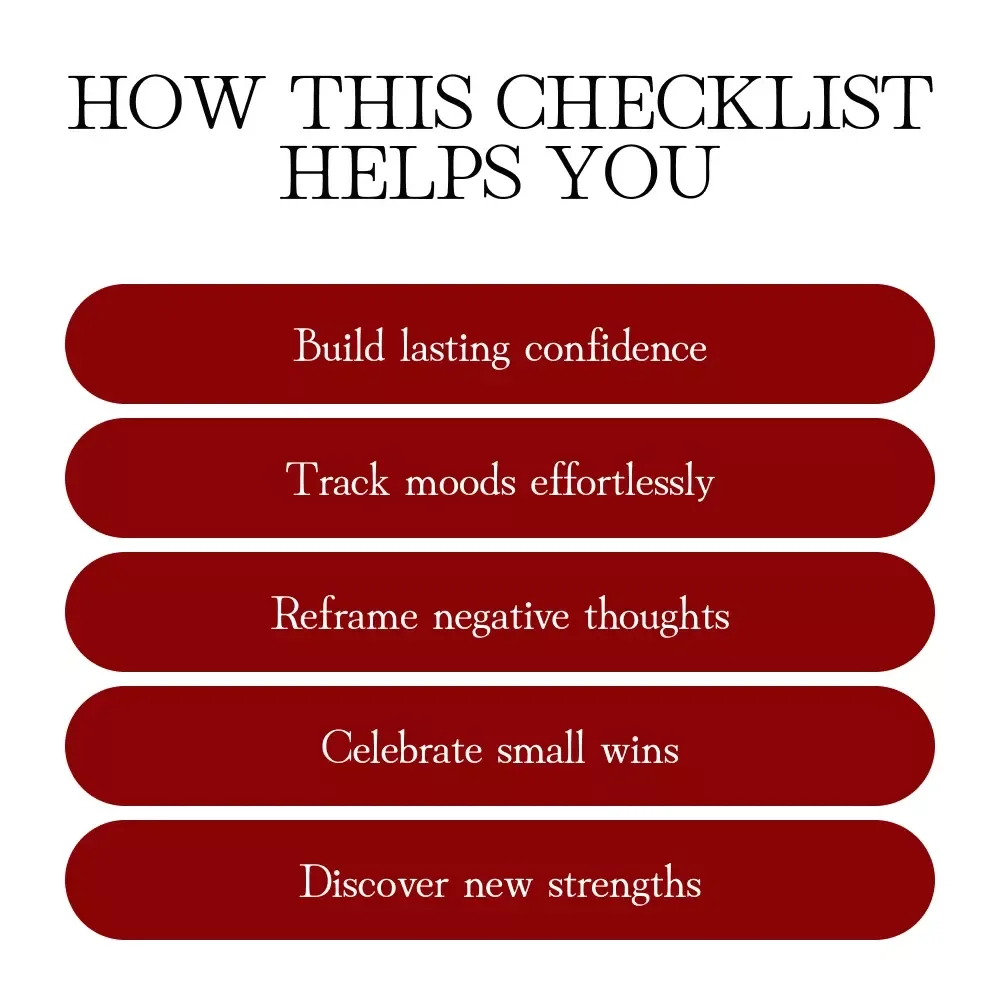 AI Self-Esteem Tracker Checklist: Build Confidence & Track Progress with AI