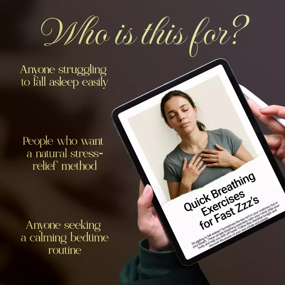 Quick Breathing Exercises for Fast Zzz’s | Sleep Checklist for Relaxation & Breathing Exercises for Faster Sleep