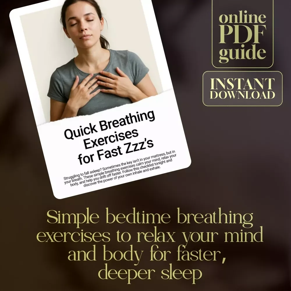 Quick Breathing Exercises for Fast Zzz’s | Sleep Checklist for Relaxation & Breathing Exercises for Faster Sleep