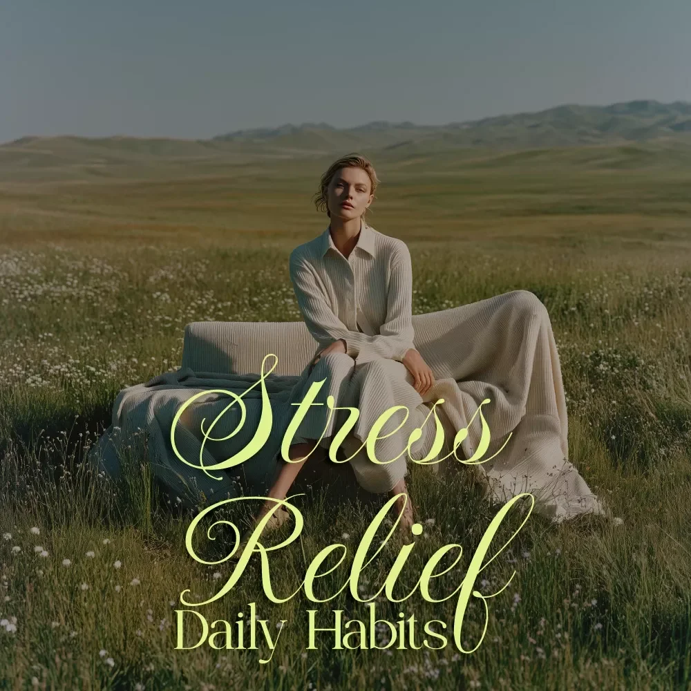 Quick Stress Relief Daily Habits Guide | Digital Download eBook for Relaxation, Mindfulness, Anxiety Relief, and Better Sleep Routine