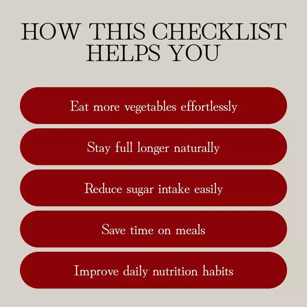 Micro-Habits for Consistent Healthy Eating Checklist | Printable Digital Download for Healthy Lifestyle & Better Nutrition