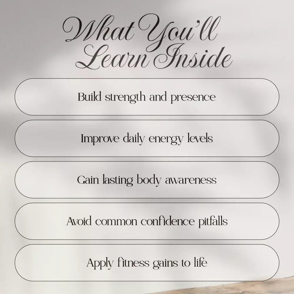 Fitness Routine for Physical Confidence Guide | Confidence-Boosting Fitness Routine Digital Download