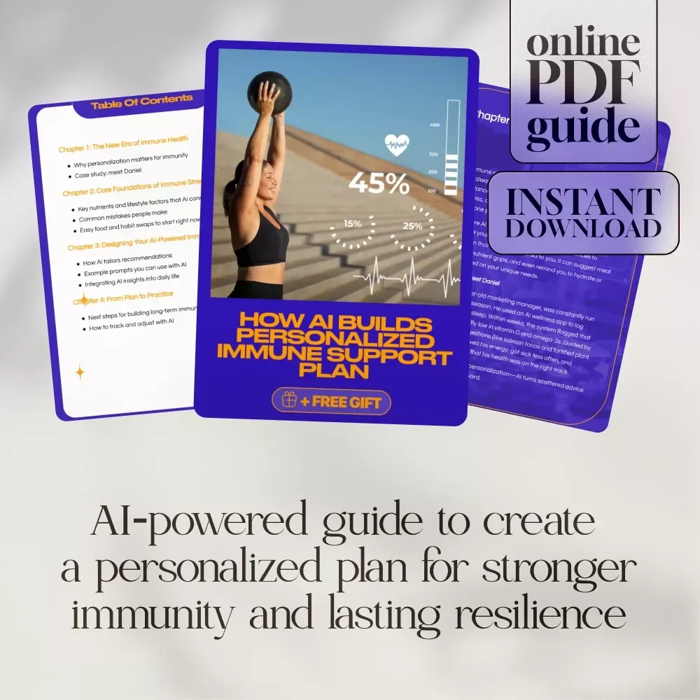 How AI Builds Personalized Immune Support Plan | Digital Guide for Tailored Health Strategies