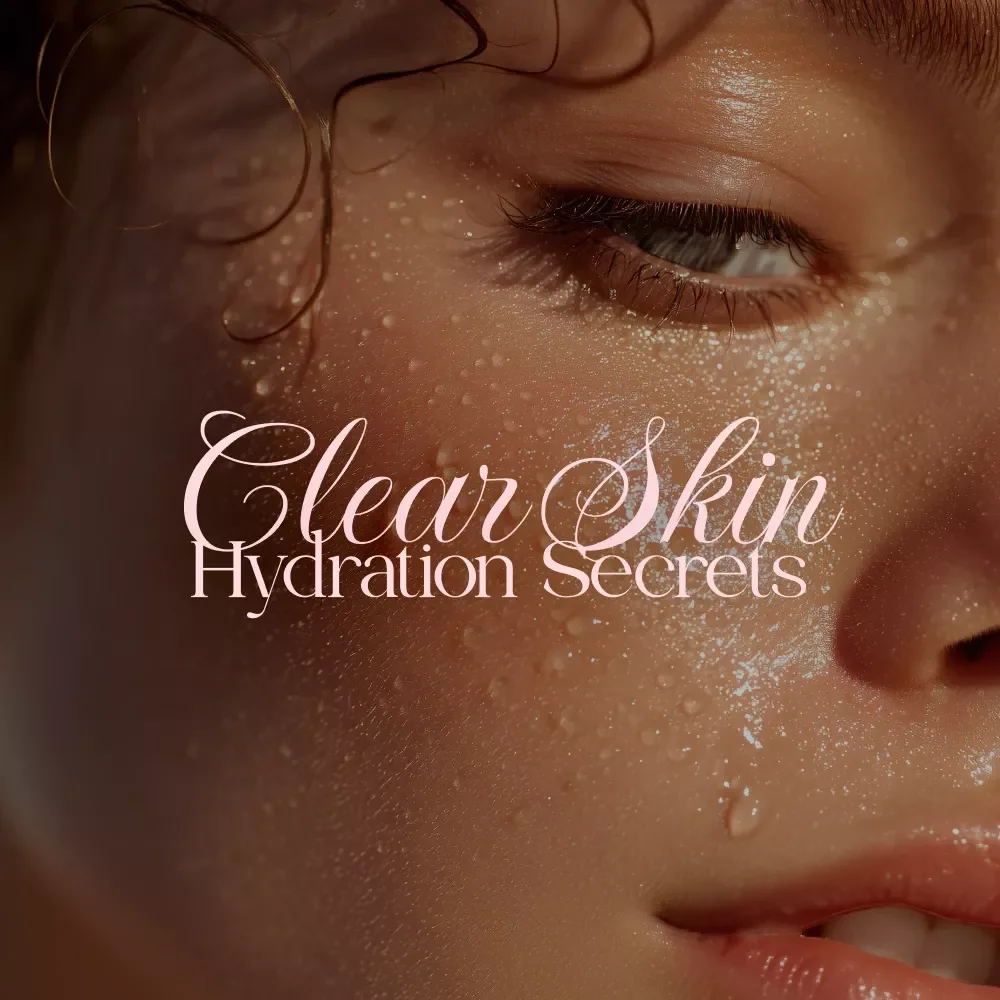 Hydration Secrets for Clear Skin – Digital Guide to Hydration for Clear Skin, Daily Habits & Skincare Tips