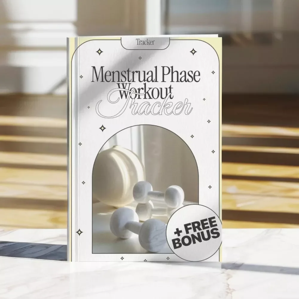 Menstrual Phase Workout Tracker | Cycle-Synced Fitness Guide | Digital Download eBook & Exercise Planner for Women’s Health