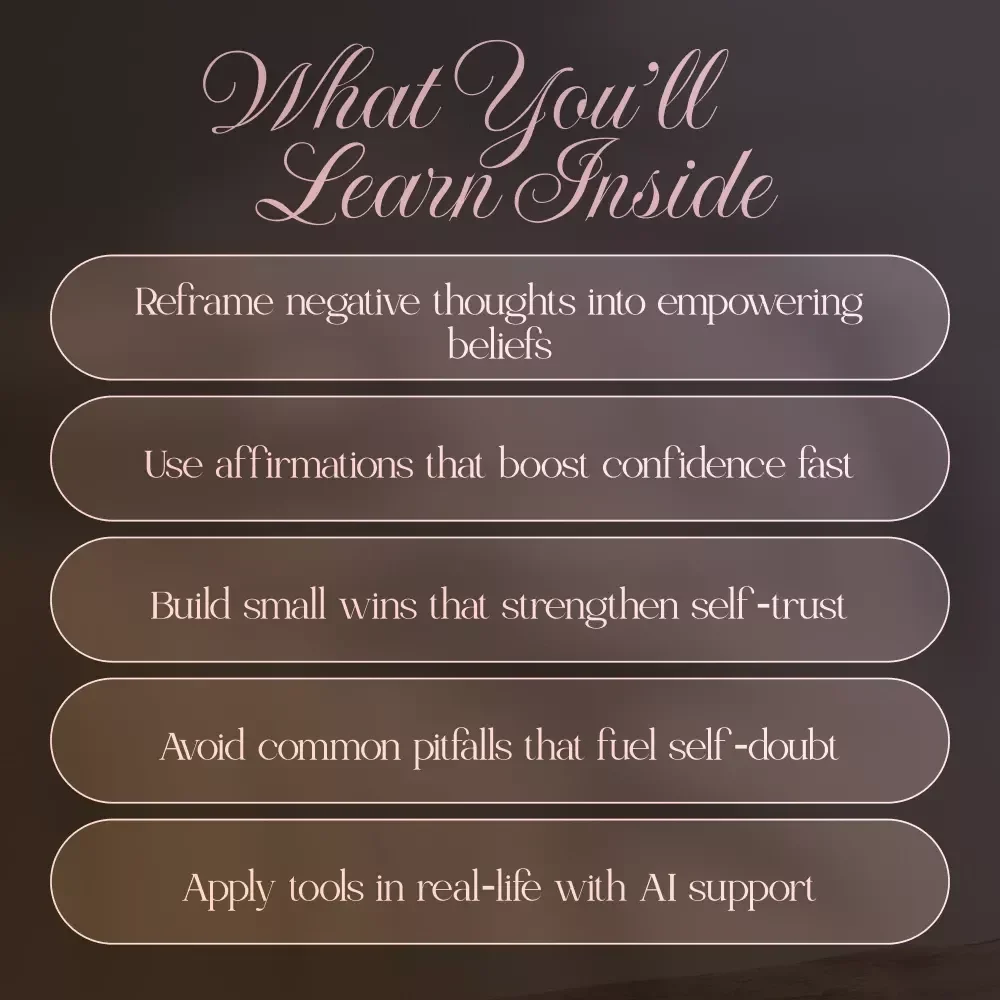 Imposter Syndrome Quick Fix Plan | Digital Self-Confidence Guide, eBook & Instant Download