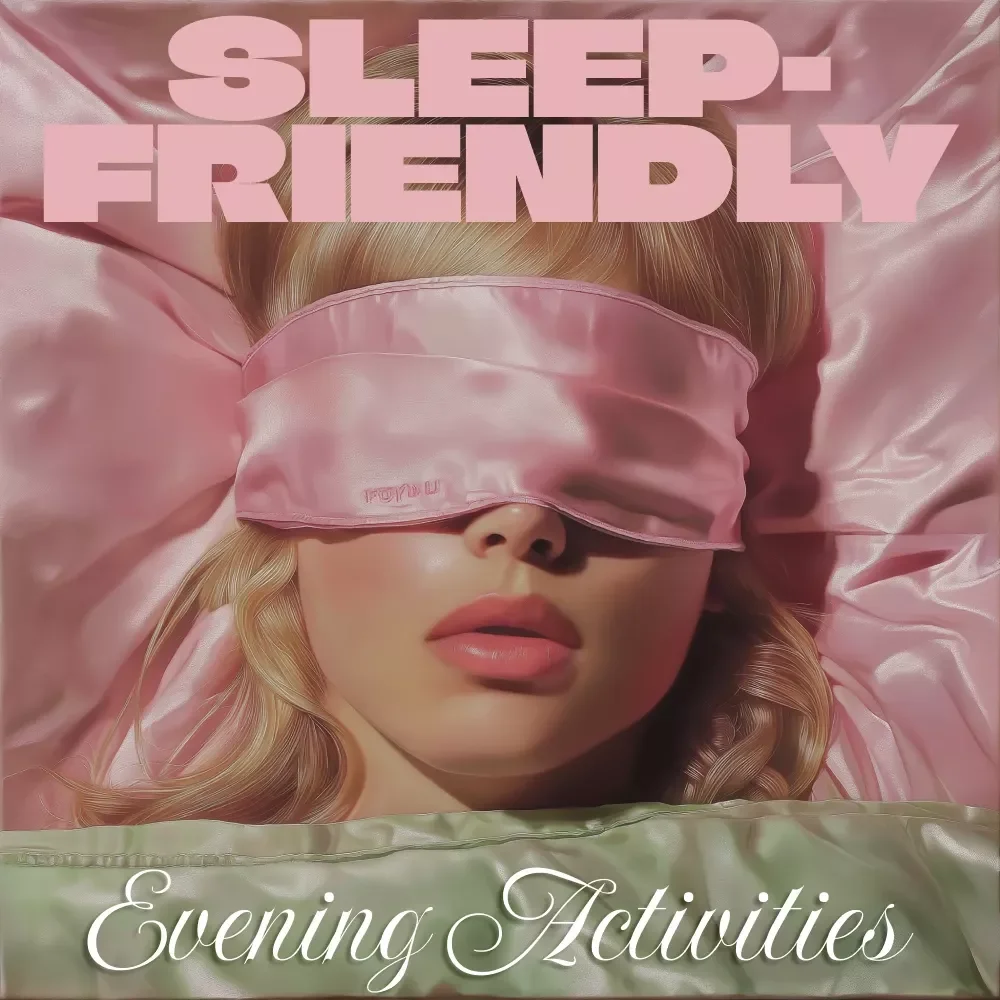 Sleep-Friendly Evening Activities Checklist | Digital Download for Relaxation, Better Sleep & Stress Relief Routine