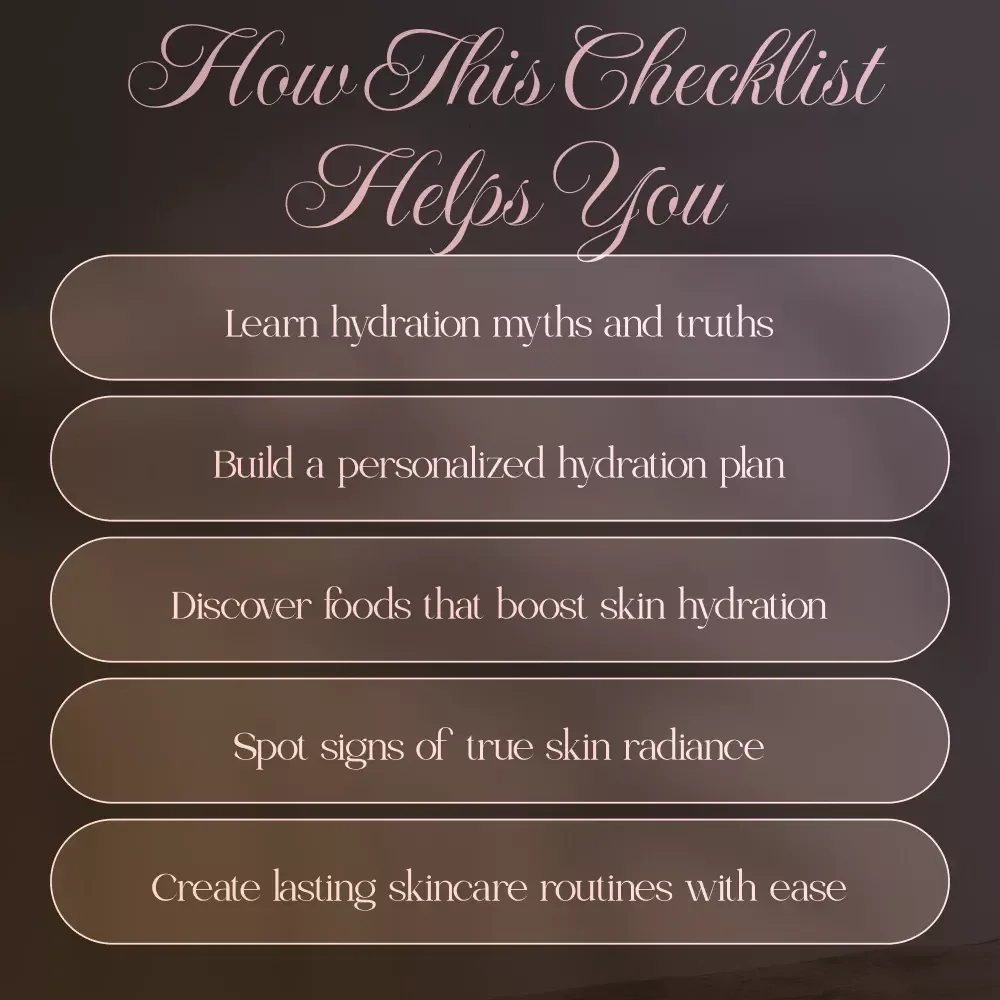 Hydration Secrets for Clear Skin – Digital Guide to Hydration for Clear Skin, Daily Habits & Skincare Tips