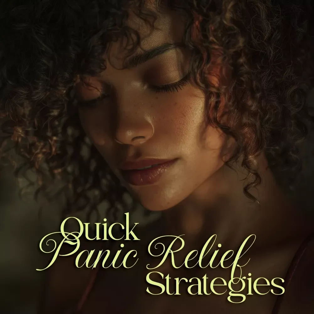 Quick Panic Relief Strategies: A Checklist for Women | Instant Download Anxiety Relief Guide, Stress Support, Digital Wellness Self-Help Tool