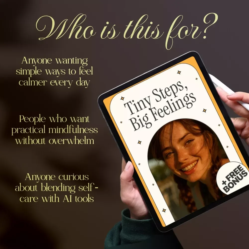Tiny Steps, Big Feelings | Emotional Wellness Guide | Self-Care eBook for Mindfulness, Micro-Habits, & Daily Mental Health