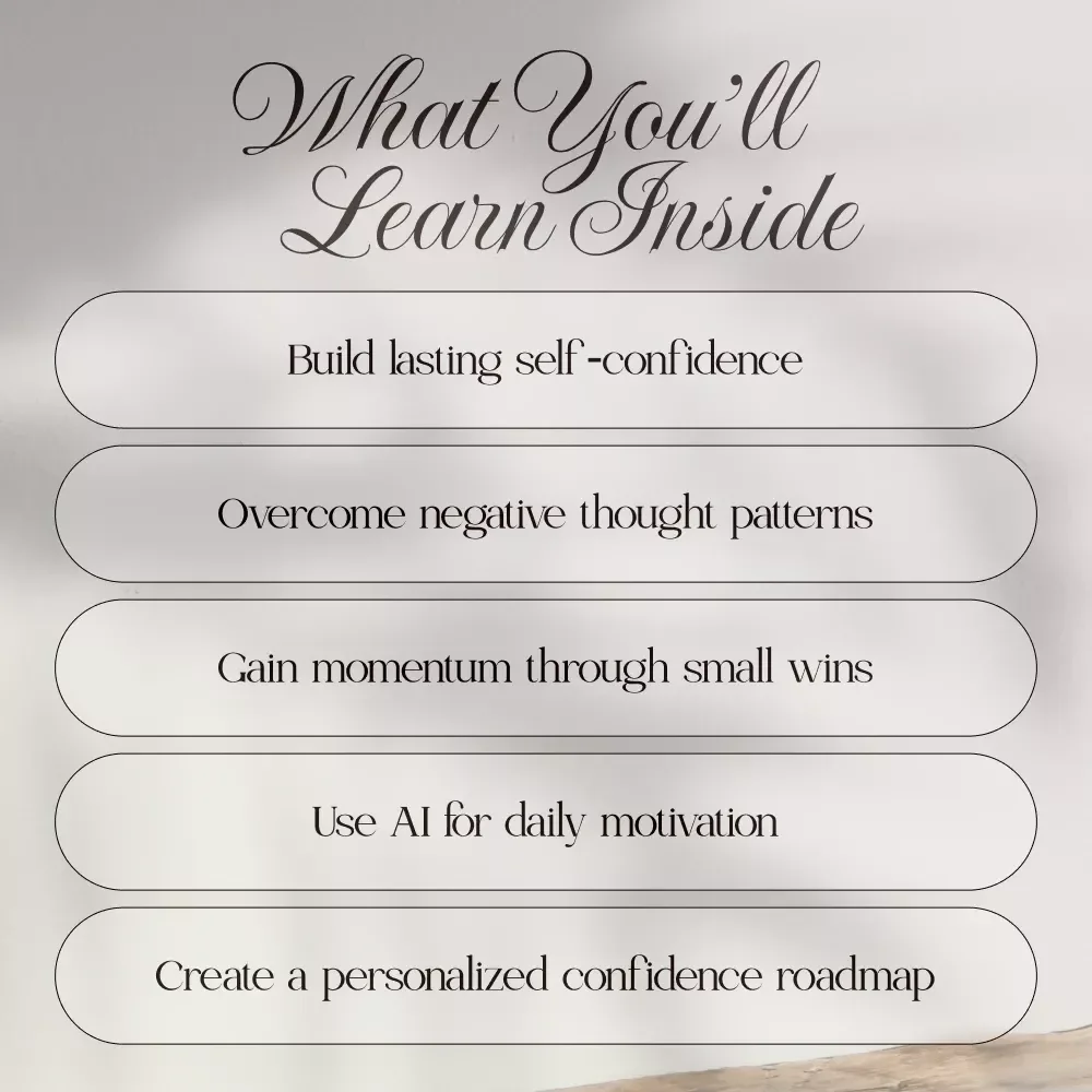 Rise Confident: 7-Day Confidence Reset Challenge Guide for Personal Growth & Empowerment