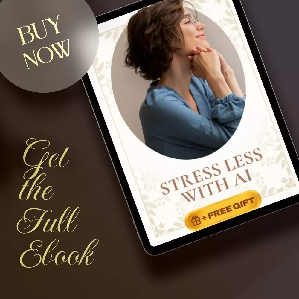 Stress Less with AI | Digital Guide for Stress Relief, AI-Powered Stress Tracking, Wellness, and Productivity