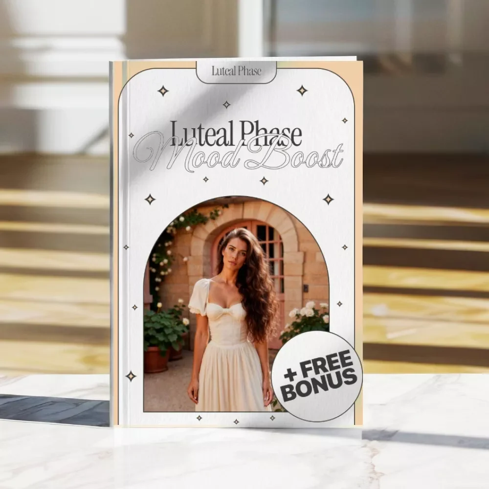 Luteal Phase Mood Boost | eBook Guide for PMS Relief, Hormone Balance, Emotional Wellness, Natural Remedies, and AI Habit Tracking