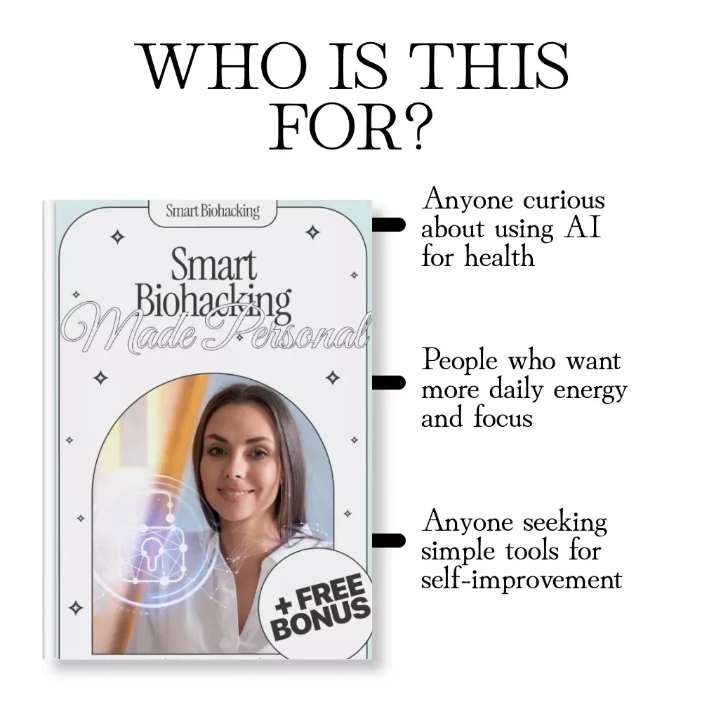 Smart Biohacking Made Personal | AI Personalized Biohacking Tracker Digital Guide