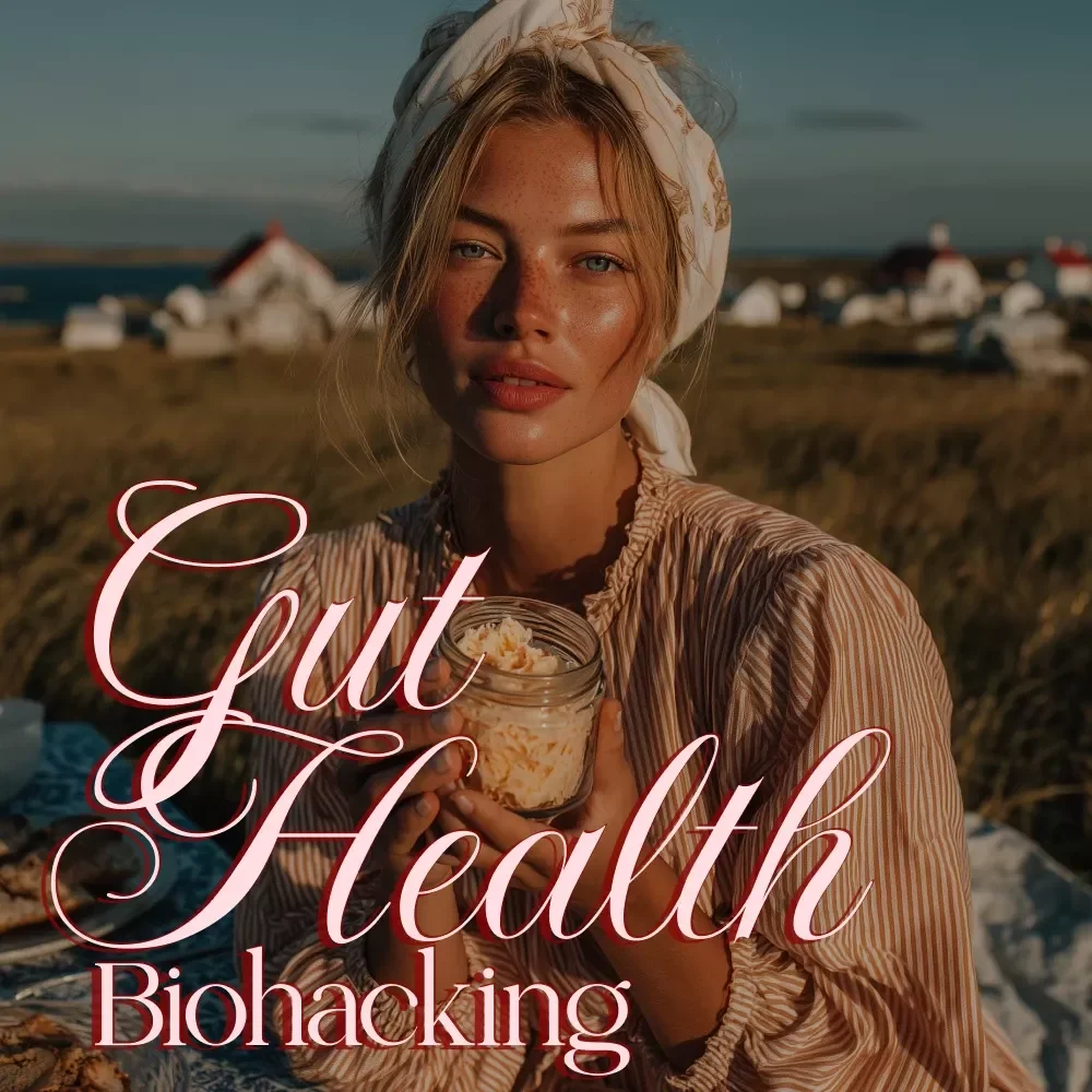 Gut Health Biohacking for a Stronger You | Digital Download eBook Guide for Gut–Brain Connection, Microbiome Balance, Probiotics, Prebiotics, Lifestyle Shifts & AI Meal Planning