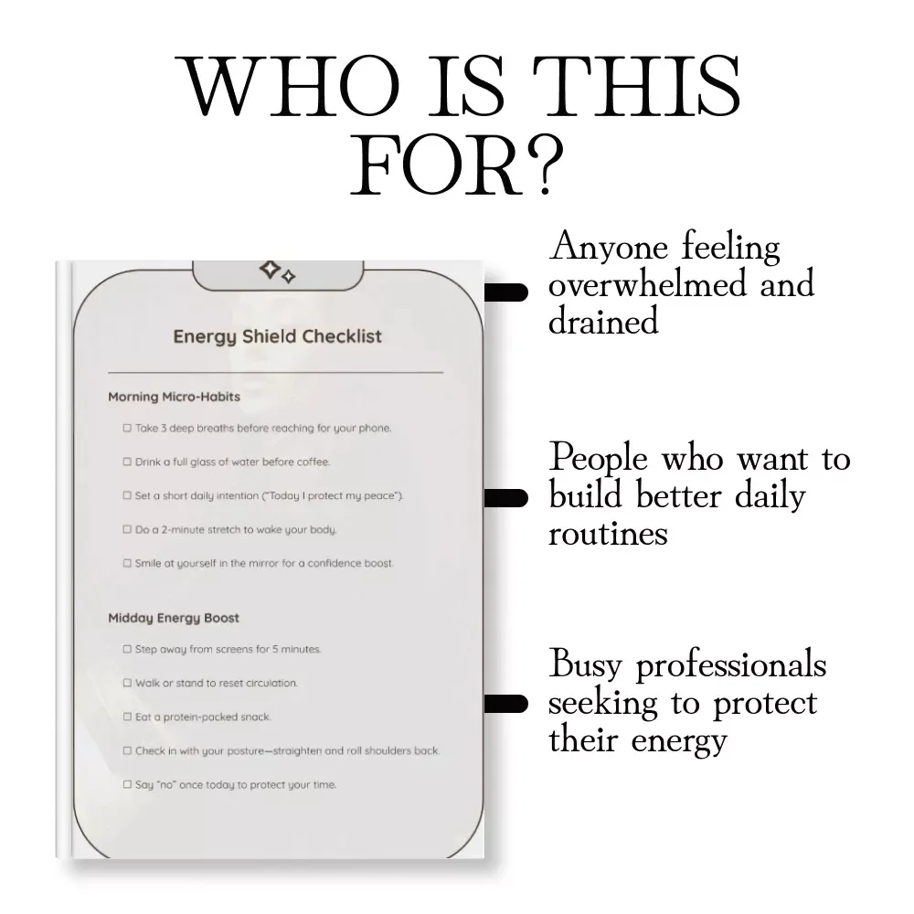 Energy Shield Checklist: Micro-Habits for Energy Protection