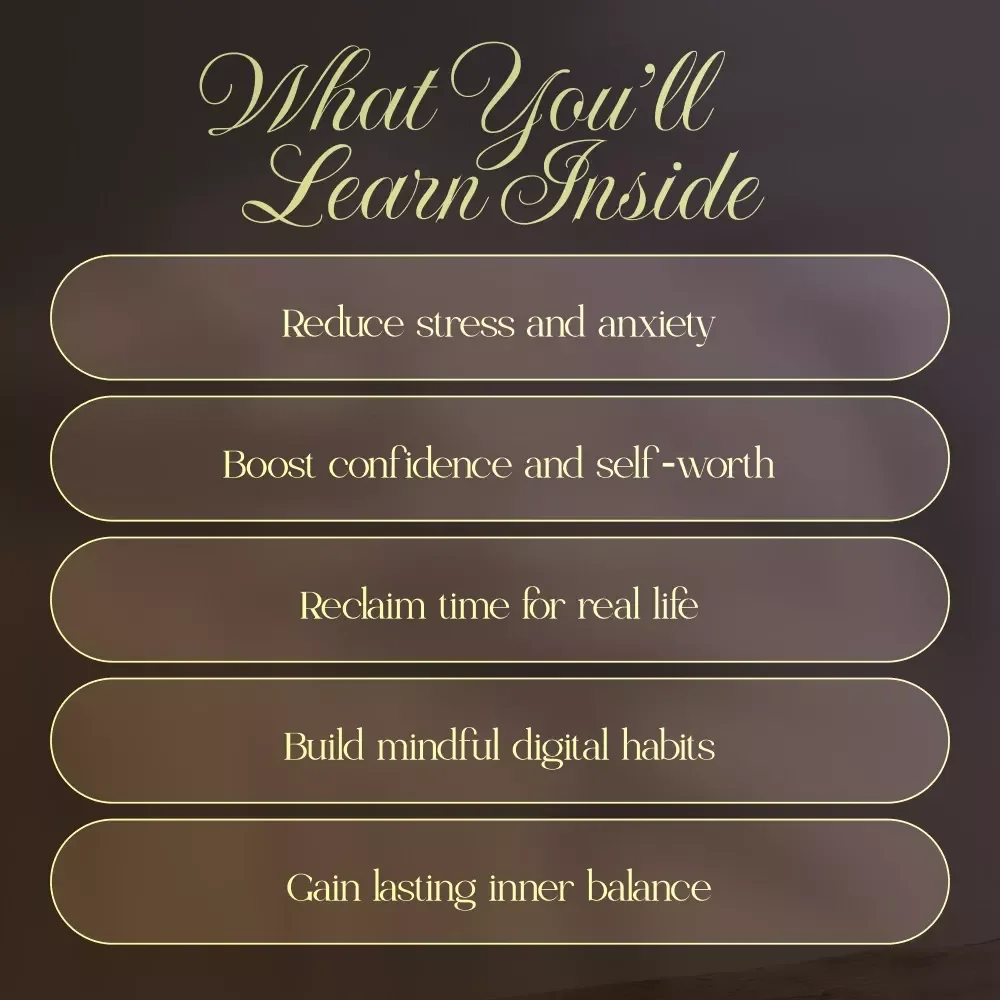 Unplug & Thrive: A Woman’s Guide to a Social Media Detox | Digital Download Self-Care Guide for Balance, Mindful Living & Wellness